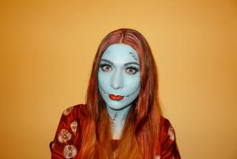 Recreate Sally's Makeup From The Nightmare Before Christmas